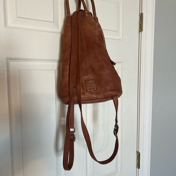 We The Free Brown Leather Backpack - Picture 3 of 12